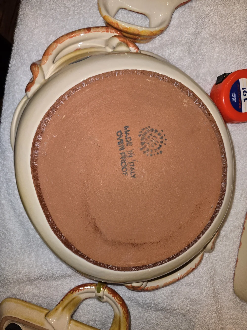 Vintage Italica ARS Italy Tuscan Village Pottery Serving Set 9pc -  NWOT